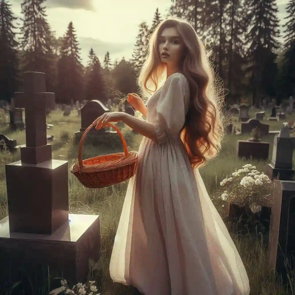 Лена на кладбище снимает приворот