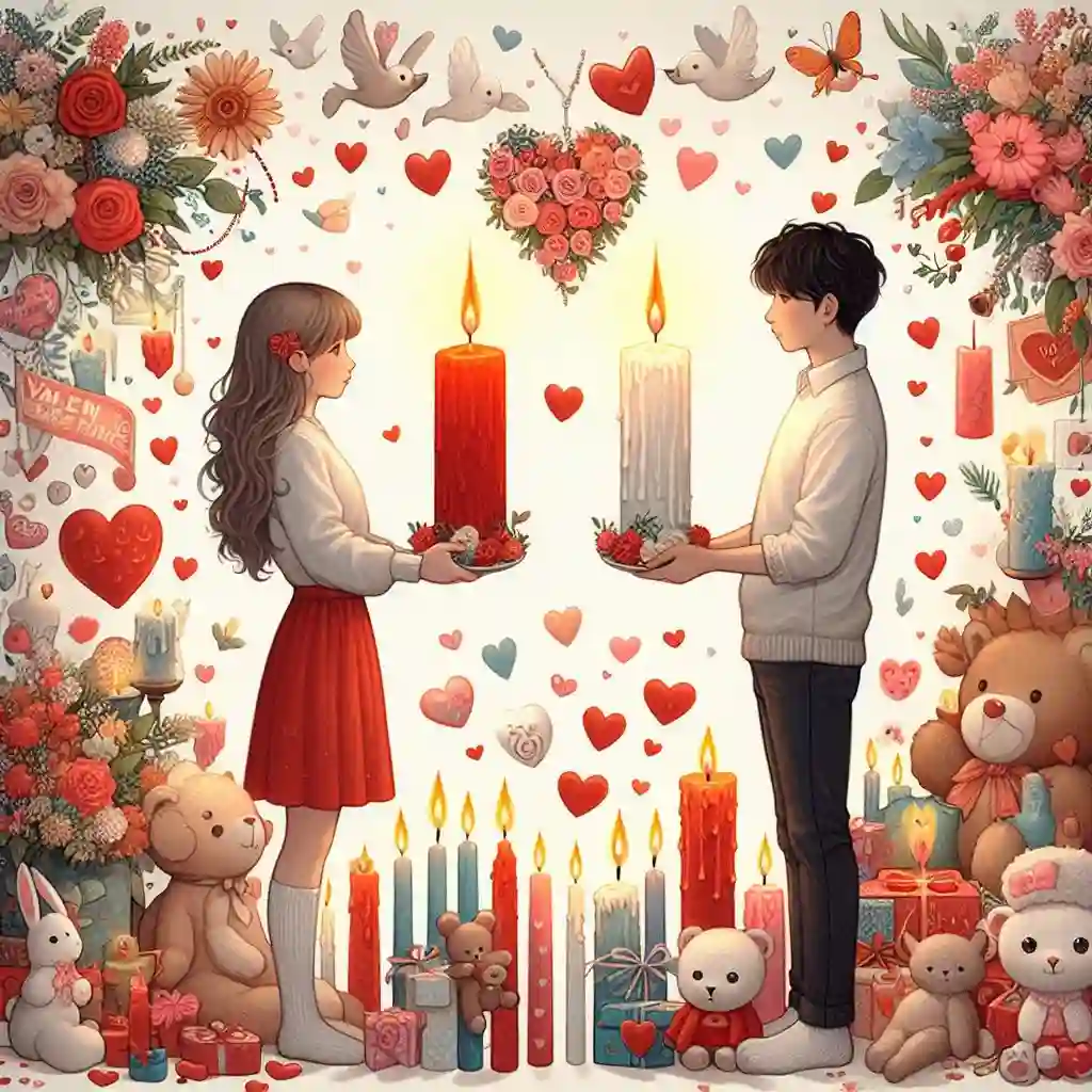 парень с девушкой заговор со свечами на 14 февраля