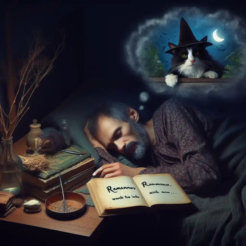 Писателю приснилась ведьма в образе кота